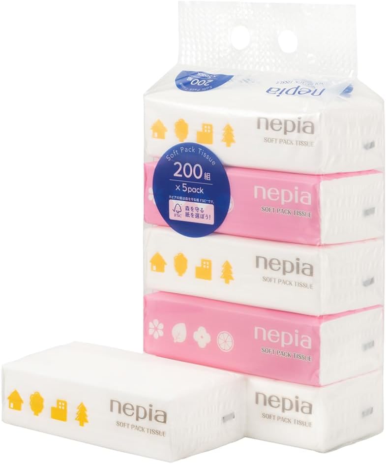 ネピア ティッシュ ソフトパック（パッケージ）
