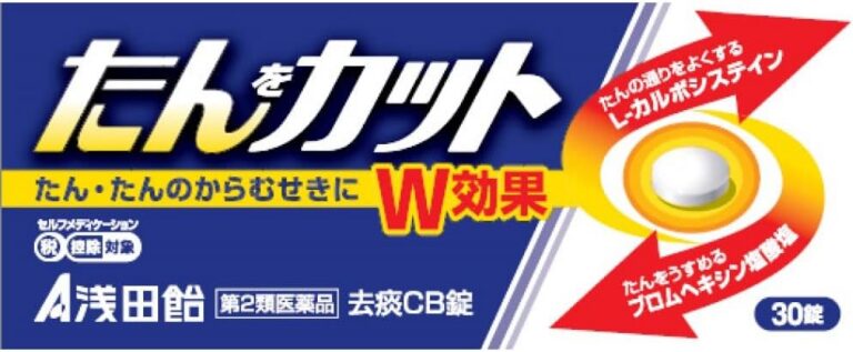 【2026最新】去痰CB錠は効く？成分・用量・副作用を科学検証