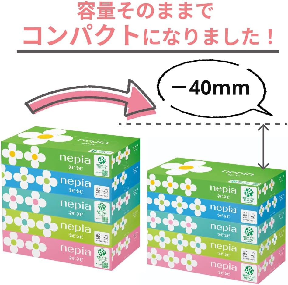 ネピア ネピネピ ティシュ 画像