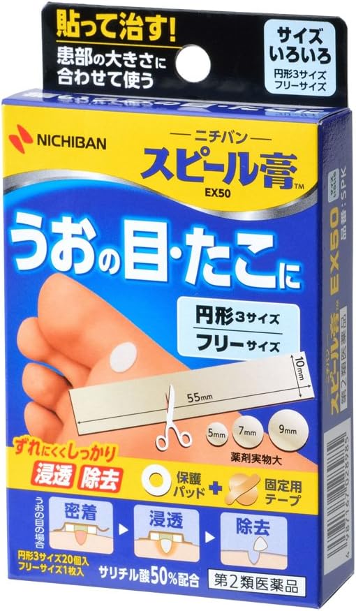 スピール膏EX50 サイズいろいろ