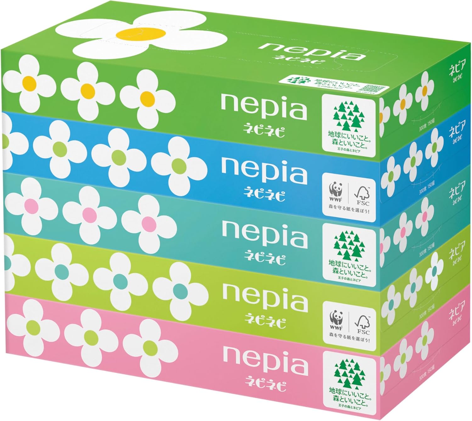 ネピア ネピネピ ティシュ 画像（パッケージ・仕様）