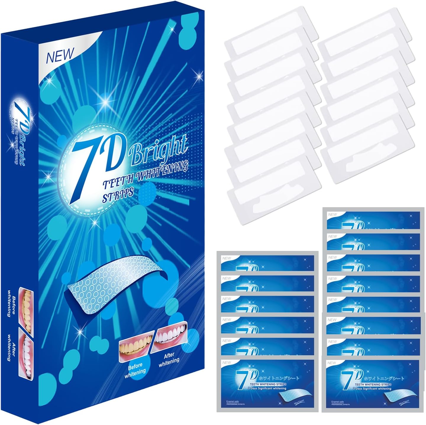 ホワイトニング ホワイトニングシート 歯磨きテープ 21日間で輝く白い歯へ(21日分 42枚入り)